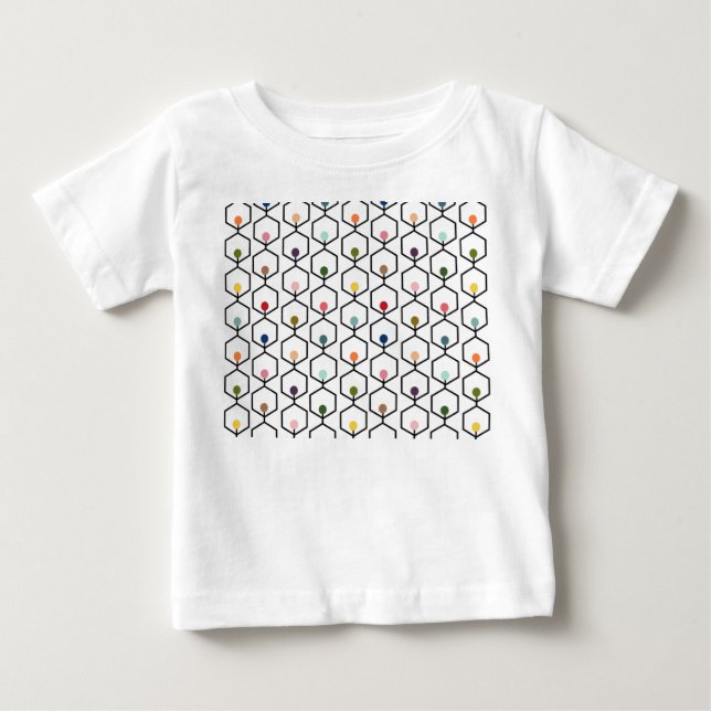 Hexagon Chains Baby T-shirt (Vorderseite)