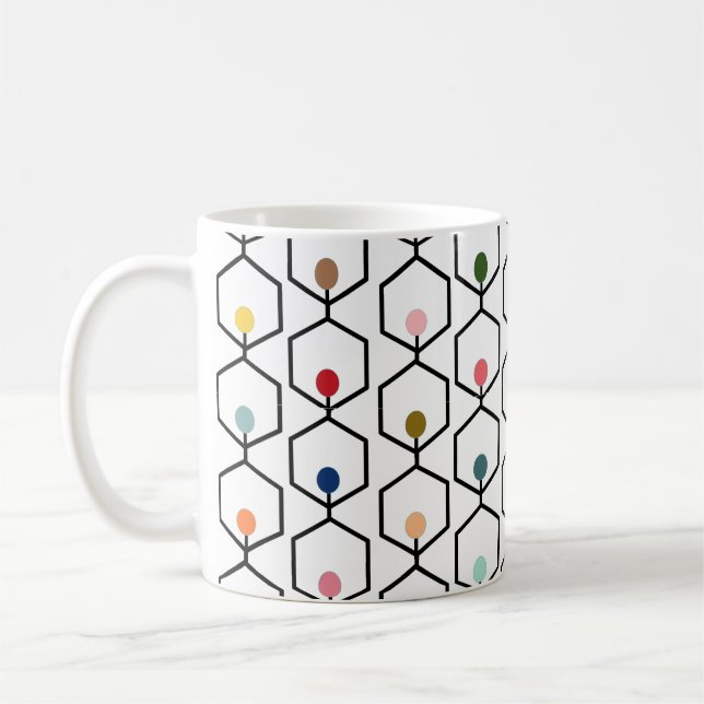 Hexagon Chains Coffee Tasse (Links)