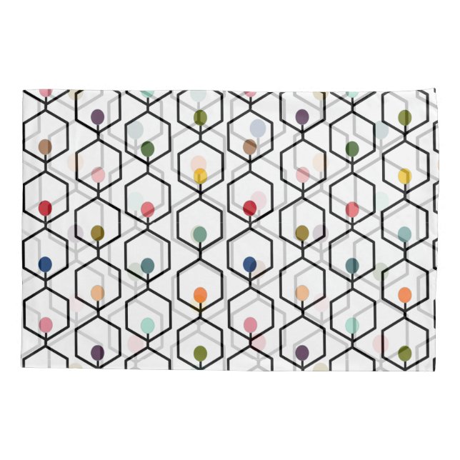 Hexagon Chains Kissenbezug (Rückseite)