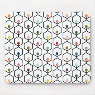 Hexagon Chains Mousepad