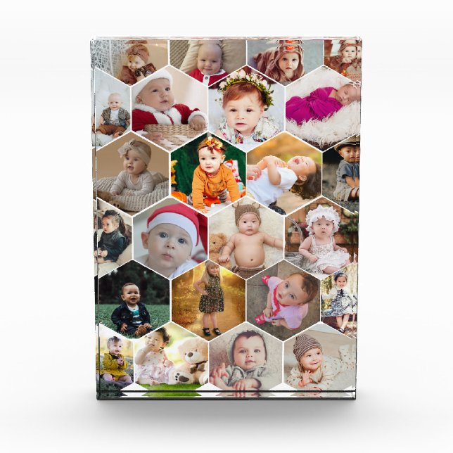 Hexagon Foto Collage (Vorderseite)