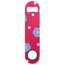 Hexagon-hochroter rosa