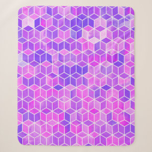 Hexagon-Illustrationsmuster Sherpadecke