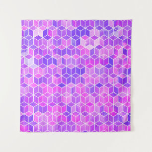 Hexagon-Illustrationsmuster Wandteppich