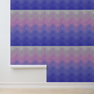 Hexagon Lila rosa Abstraktes Muster Tapete