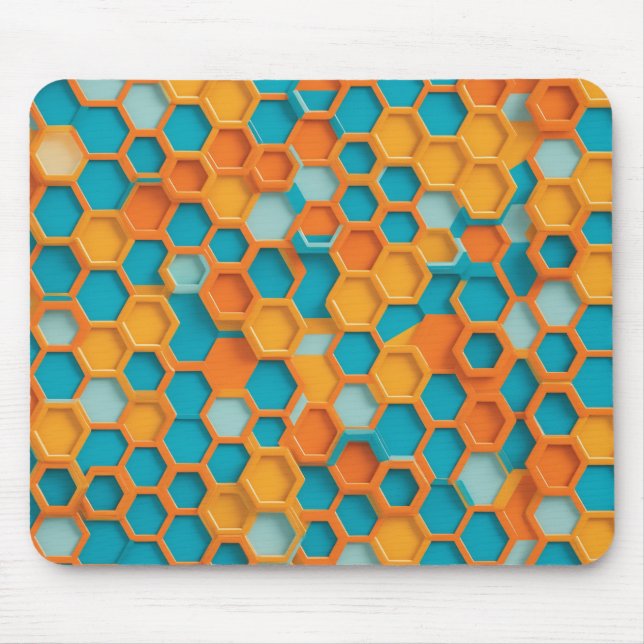 Hexagon modern mousepad (Vorne)