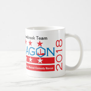 Hexagon Newsbreak Team 2018 11 Unze-Tasse Tasse