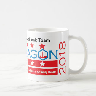 Hexagon Newsbreak Team 2018 11 Unze-Tasse Tasse
