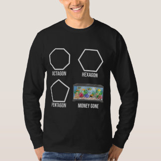 Hexagon Octagon Money Gone Aquarium Fish Tank