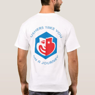 Hexagon-Pförtner-kurzes Hülsen-Shirt, Wahl 3 T-Shirt