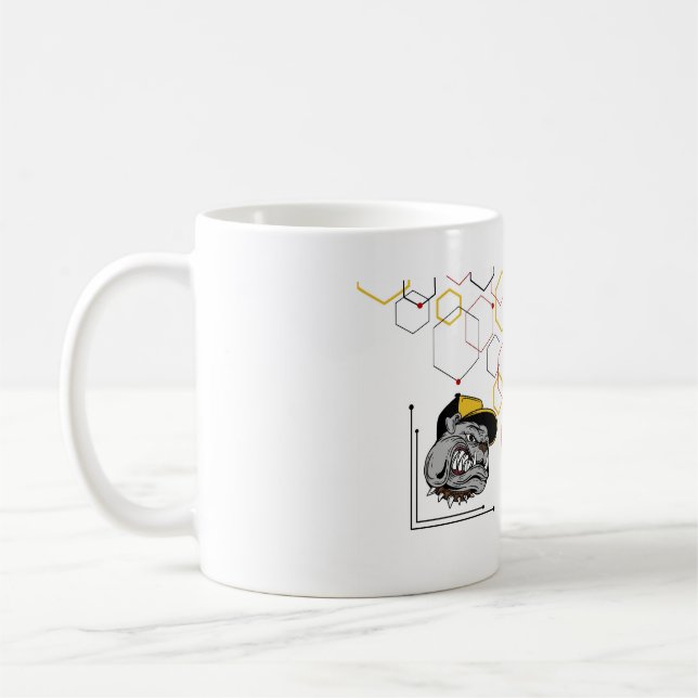 Hexagon-Pitti Tasse gespiegelt (Links)