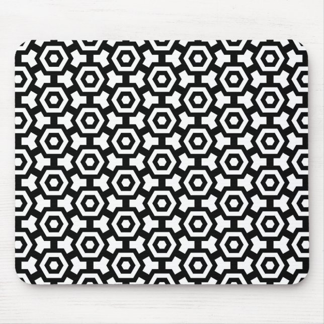 Hexagon Rings Mousepad (Vorne)