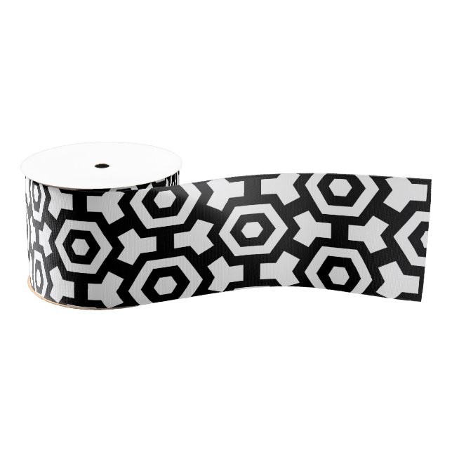 Hexagon Rings Ribbon Ripsband (Spule)
