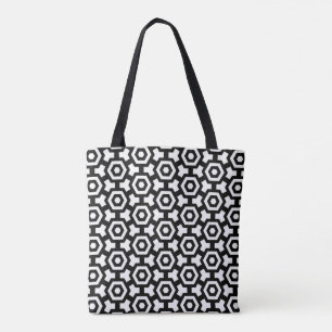 Hexagon Rings Tote Bag