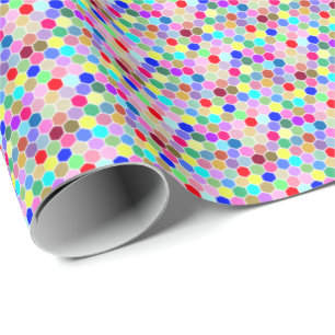 Hexagon Wrapping Paper Geschenkpapier