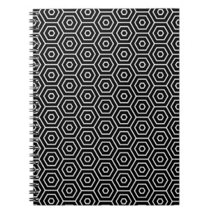 Hexagone masern geometrisches Muster Notizblock