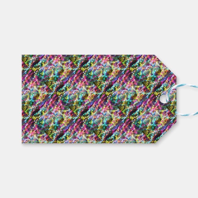 Hexagons Geschenkanhänger (Vorderseite (Horizontal))