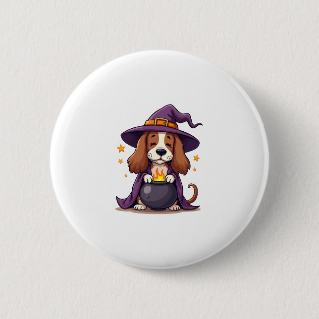Hexch Basset Brew Button (Vorderseite)