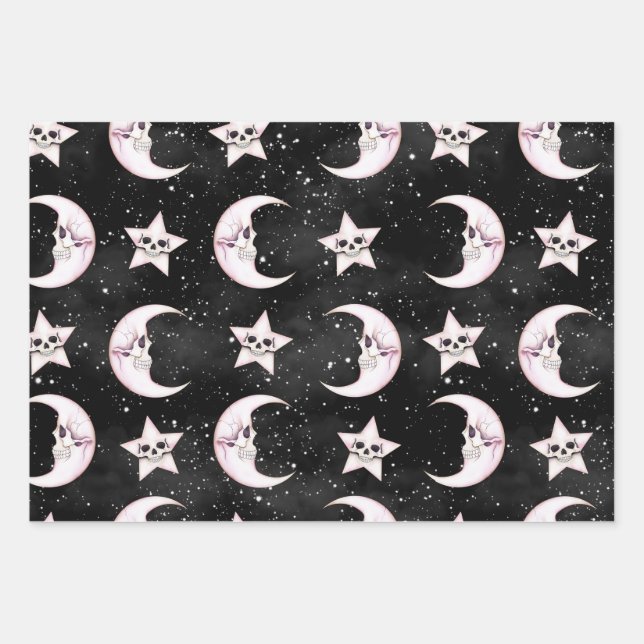 Hexchy Celestial Geschenkpapier Set (Vorderseite)