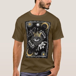 Hexchy Goth Mystic Eye Vintag Fairy Grunge Distre T-Shirt