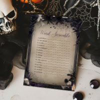 Hexchy Gothic Halloween Word Scramble Game