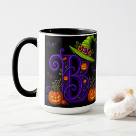 Hexchy Halloween Initial "B"-Tasse Tasse