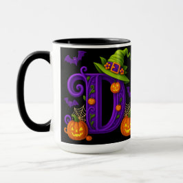 Hexchy Halloween Initial "D"-Tasse Tasse