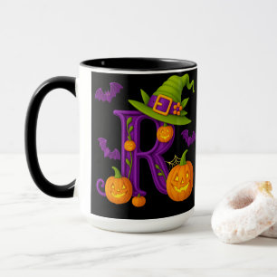 Hexchy Halloween Initial "R"-Tasse Tasse
