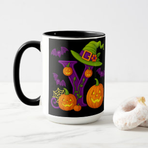 Hexchy Halloween Initial "Y"-Tasse Tasse