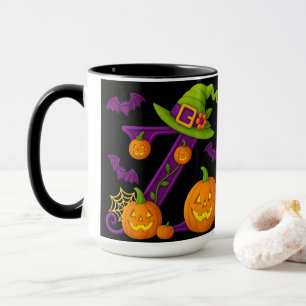 Hexchy Halloween Initial "Z"-Tasse Tasse