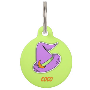 Hexchy Halloween Spooky Pet Tag, Hund I.D Tag Haustiermarke