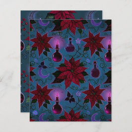 Hexchy Nightshade Poinsettia Potions Paper Sheets