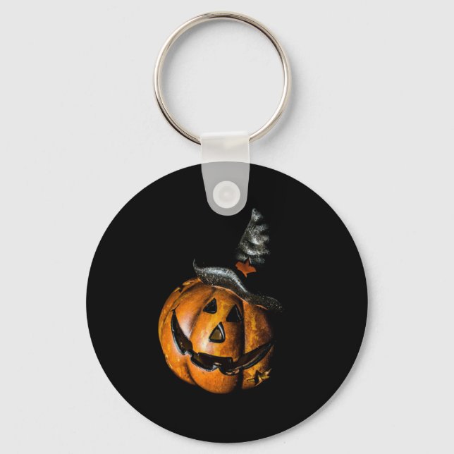 Hexchy Pumpkin Button Schlüsselanhänger (Vorderseite)