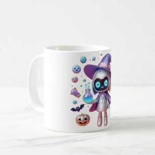 Hexchy Robot Magic Tasse - Niedliche Halloween-Sci