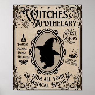 Hexchy Sign Halloween Sign Poster