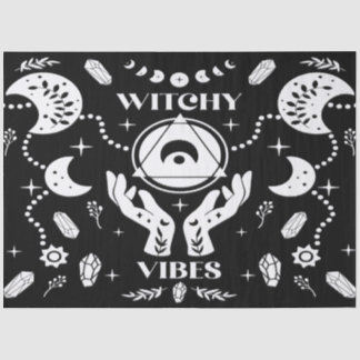 Hexchy Vibes Halloween Dekoupage Tissue Paper Seidenpapier