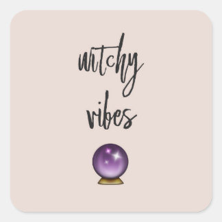 Hexchy Vibes Sticker Crystal Ball Emoji