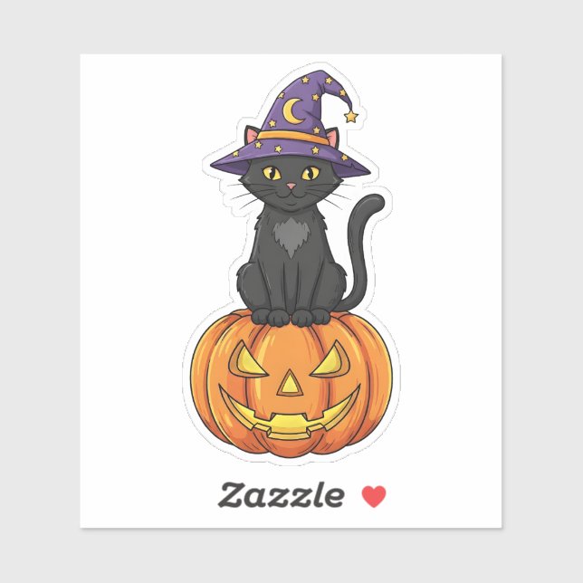 Hexchy Whiskers Halloween Aufkleber (Blatt)
