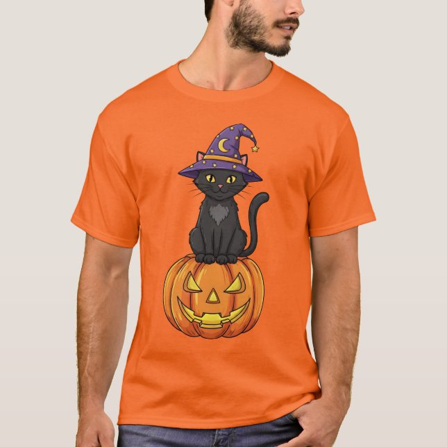 Hexchy Whiskers Halloween T-Shirt (Vorderseite)