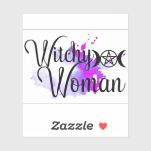 Hexchy Woman Custom-Cut Vinyl Sticker