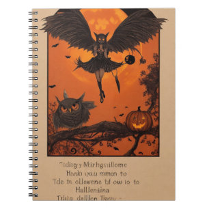 Hexchy Wonders Halloween-Notebook Notizblock