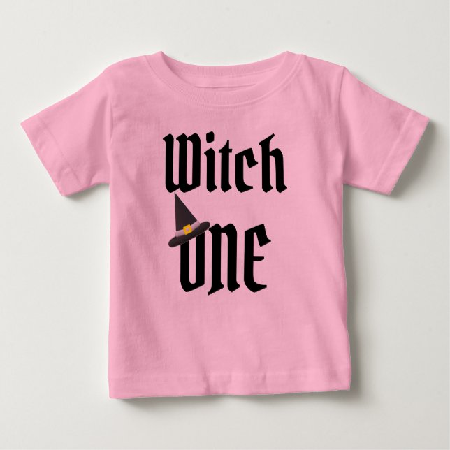Hexe 1. Geburtstag Baby T - Shirt (Vorderseite)