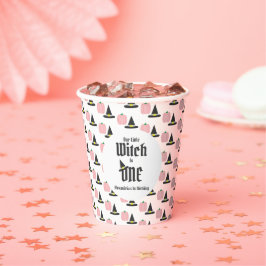 Hexe 1. Geburtstag Pappbecher