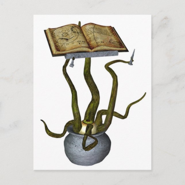 Hexe 1 postkarte (Vorderseite)