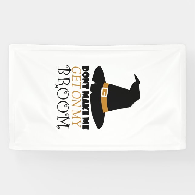 Hexe an Halloween Banner (Horizontal)
