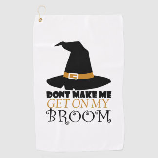 Hexe an Halloween Golfhandtuch