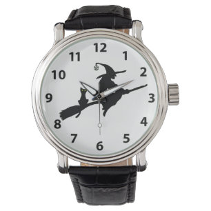 Hexe auf einem Zimmer Armbanduhr