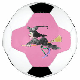 Hexe auf Zimmer Fußball