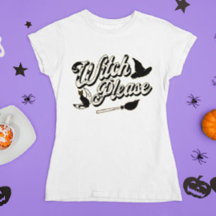 Hexe bitte Funny Halloween Zitat T-Shirt