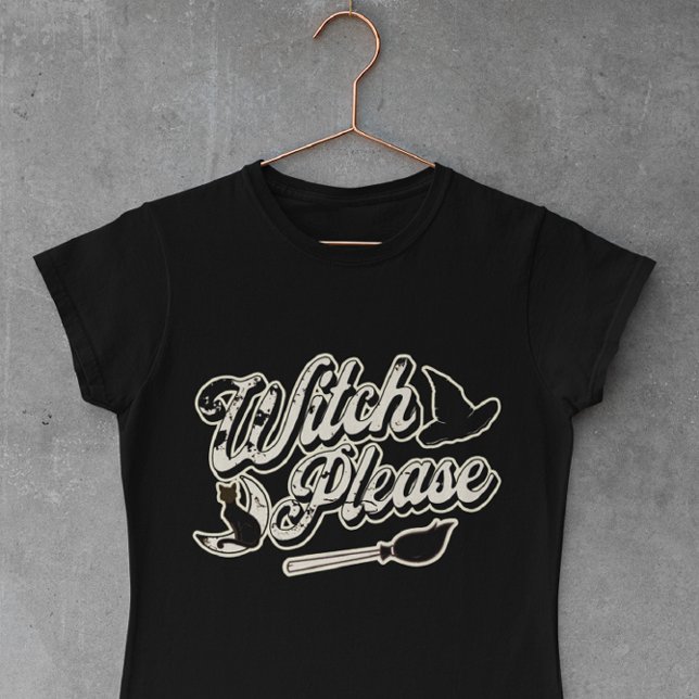 Hexe bitte | Funny Halloween Zitat T-Shirt (Von Creator hochgeladen)